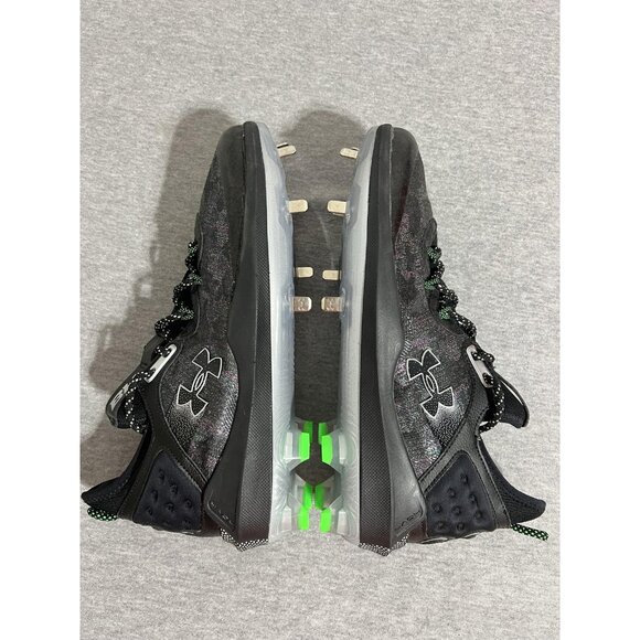 Under‎ Armour Harper 8 Low ST Baseball Shoes Mens 11 Black Metal Cleats HOVR New main image 4